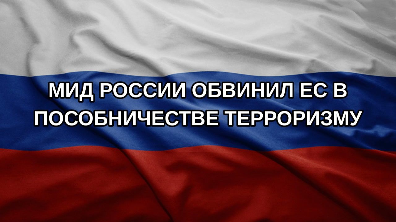 МИД России обвинил ЕС в пособничестве терроризму
