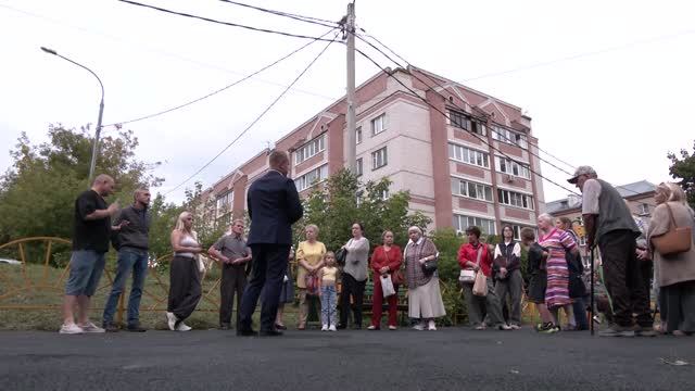 На Студенческом проезде в Ивантеевке прошла выездная встреча с жителями