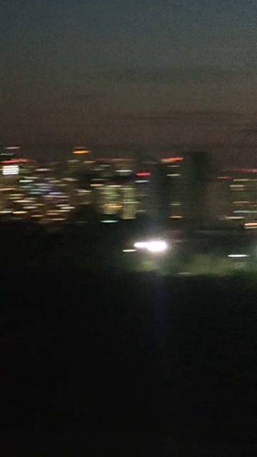 Светосигнальная колонна, и ночная красота Москвы.