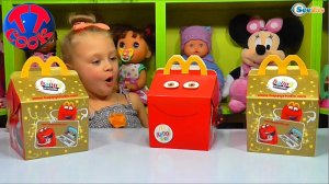 ✔ Хелло Китти. Ярослава открывает Хэппи Мил. Игрушки для детей. Happy Meal McDonald's ✔