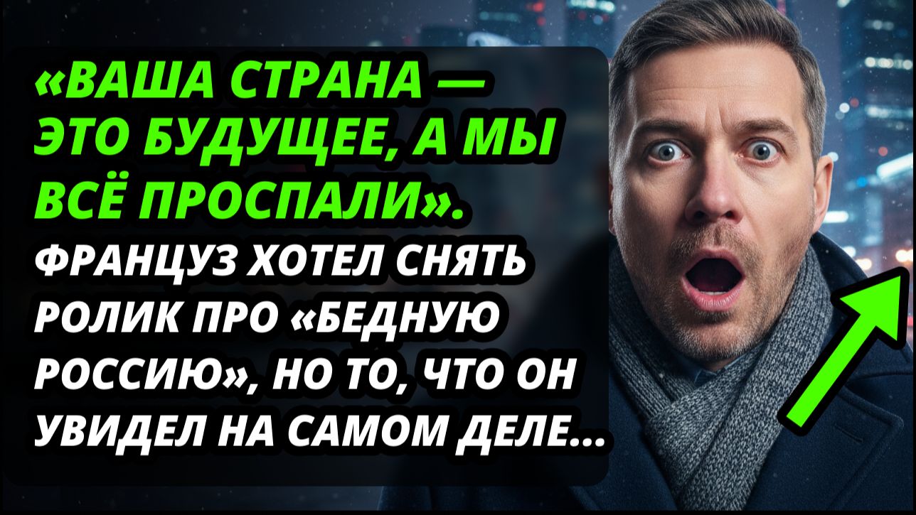 Он ехал смеяться над «варварами», но ОКАЗАЛОСЬ... Исповедь француза про Россию ДО СЛЁЗ.