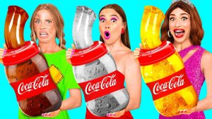 Бедная vs Богатая vs Ультра Богатая еда Челлендж _ Потрясающие Кухонные Лайфхаки