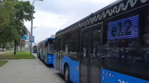 Поездка на автобусе Лиаз-6213.65 по маршруту е10