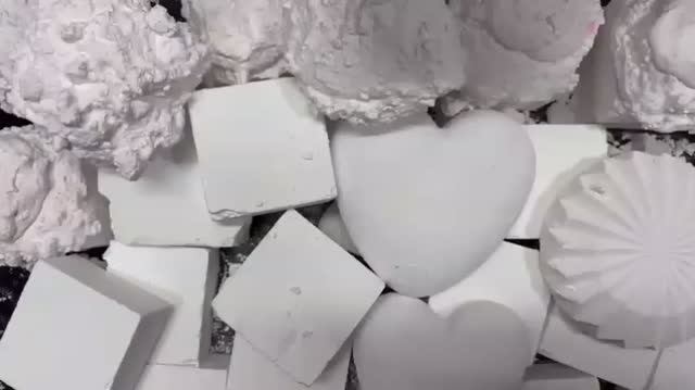 АСМР Мел#137🌹Anisha (Color Chalk) 🌹Только Хруст! Зимнее видео сборник 30 мин❄❄❄