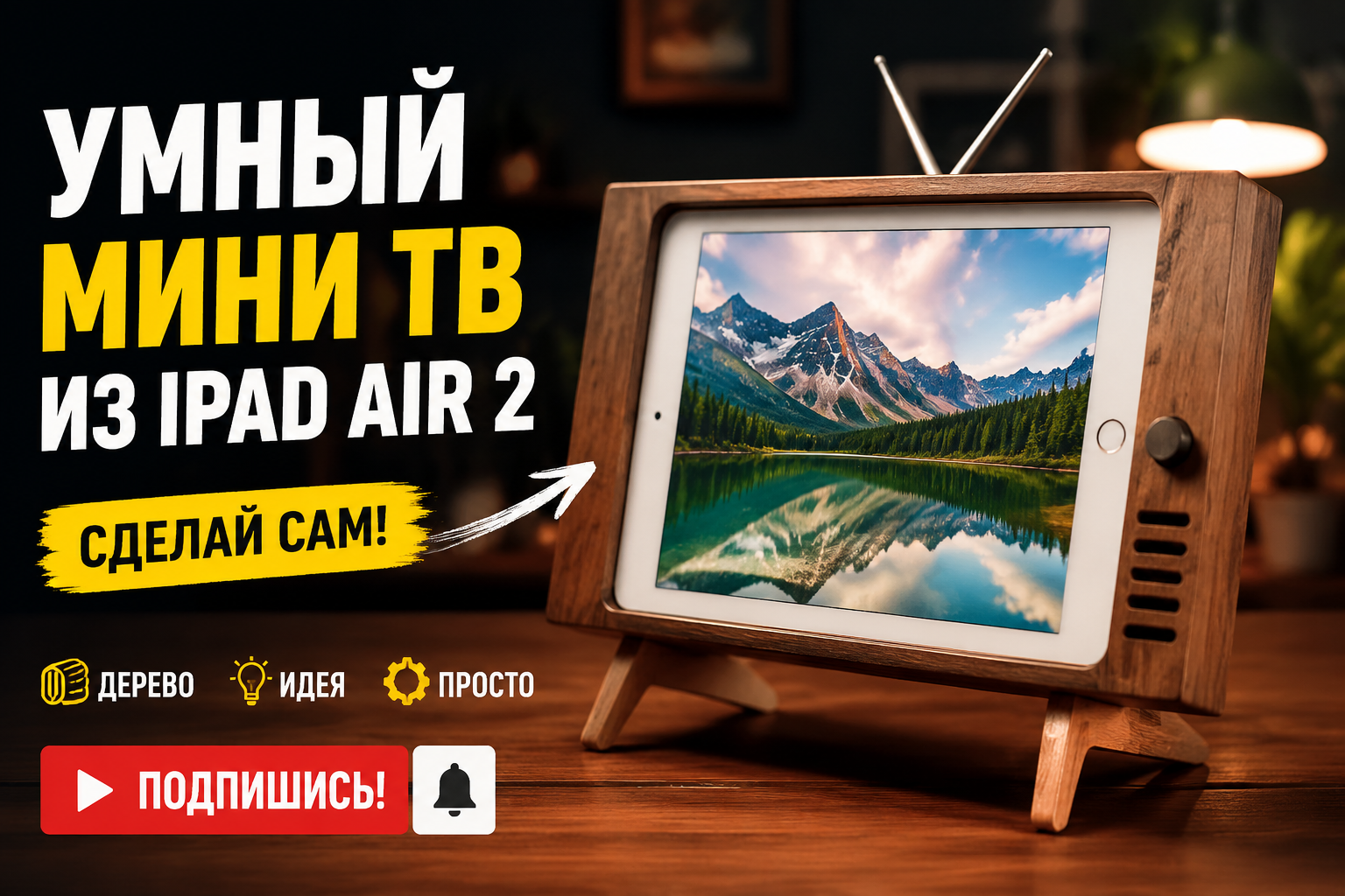 Интересные гаджеты для жизни: умный мини-телевизор из IPad Air 2