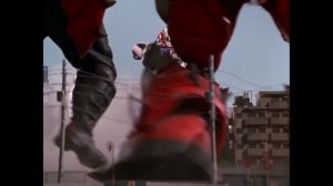 Power Ranger Turbo Megazord and Mega Voyager вместе.
