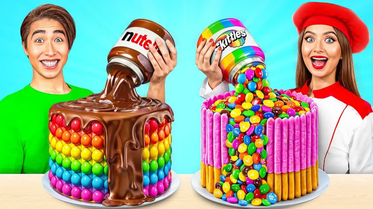 Укрась Торт Челлендж Сумасшедший Челлендж от Multi DO Smile