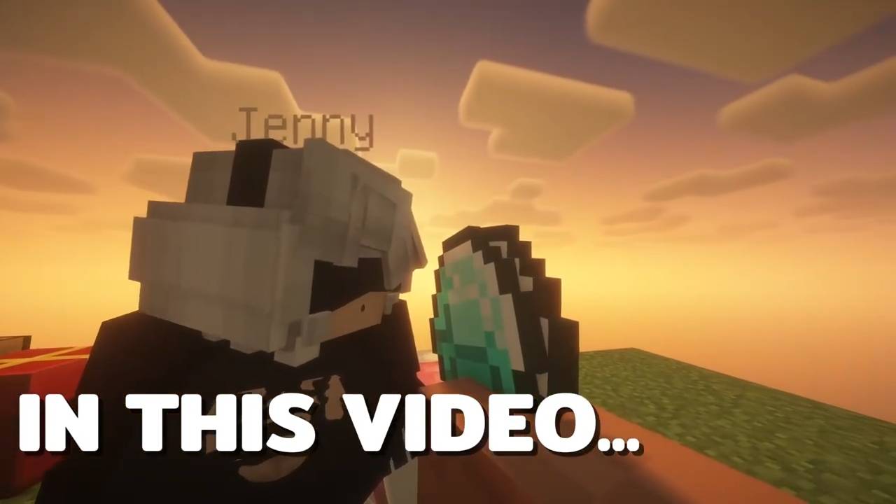 Что будет, если дать Дженни-тян таинственный предмет в Minecraft Skyblock?