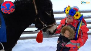 ✔ Кукла Беби Борн с Ярославой на празднике Крещения в Буковеле   Полет на Квадрокоптере