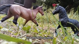 //Трейлер к сериалу:†Наследие дьявола†//лошади schleich и collecta//