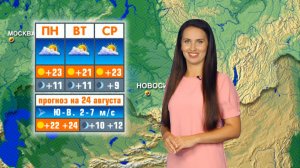 Прогноз погоды на 24 августа в Новосибирске