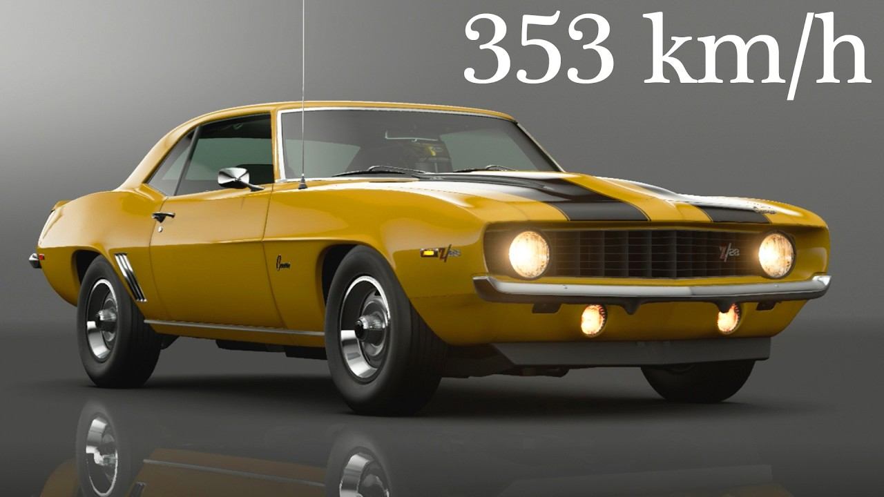 Gran Turismo Sport - Chevrolet CAMARO Z28 1969 - 353 Km/h Top Speed