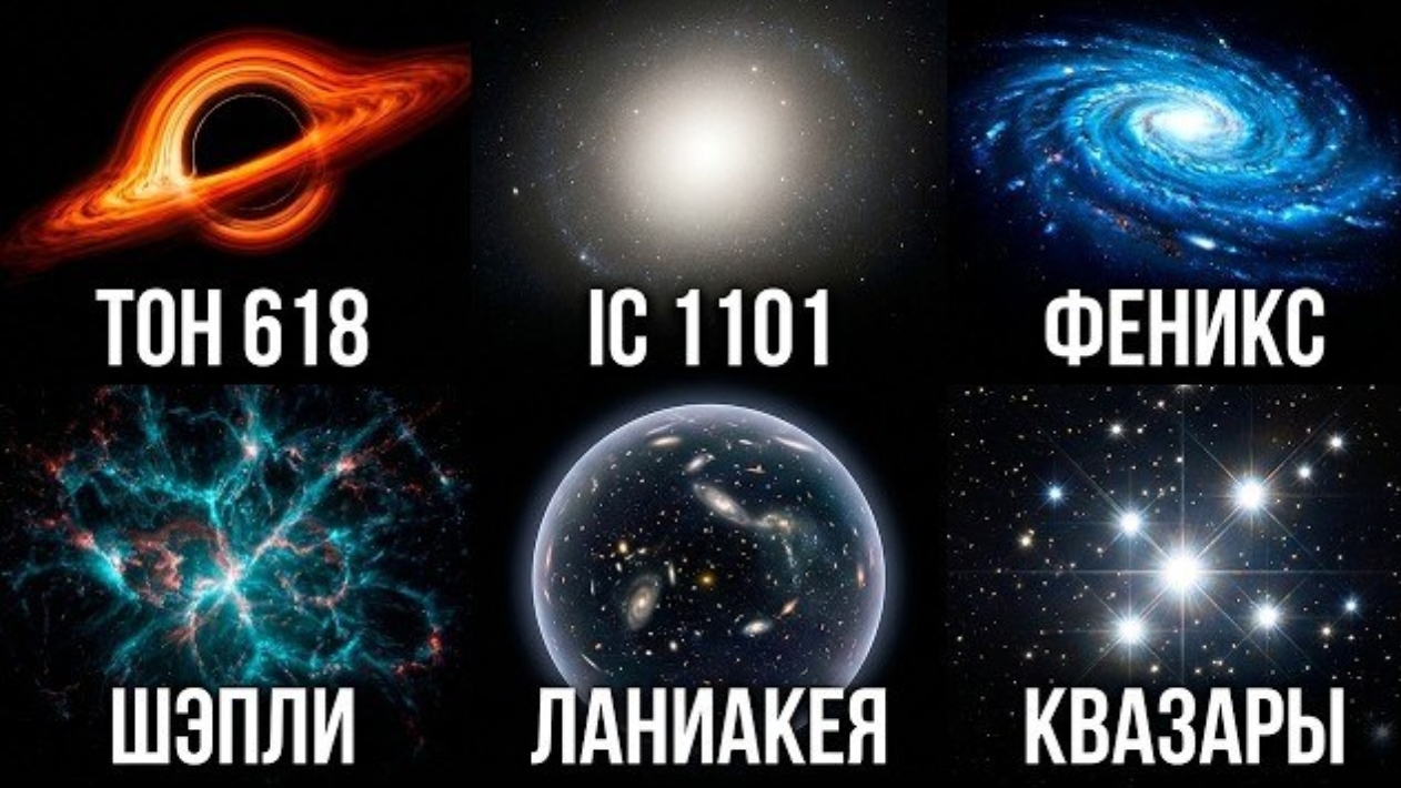 Самые гигантские объекты, обнаруженные в космосе