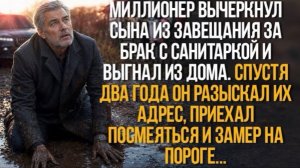 🍿 Миллионер выгнал сына за брак с санитаркой. Спустя года приехал посмеяться над ними и замер