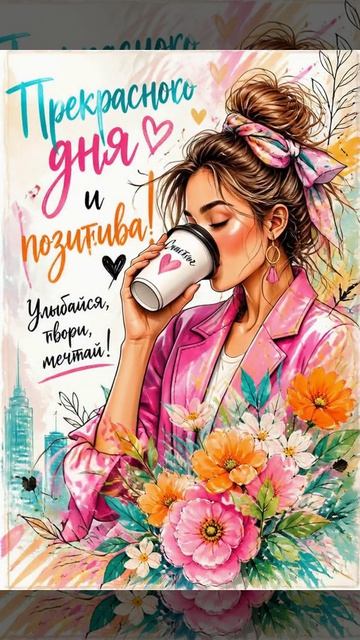 ЖЕЛАЮ ОТЛИЧНОГО ДНЯ И ПОЗИТИВА!😍🌼💖❤