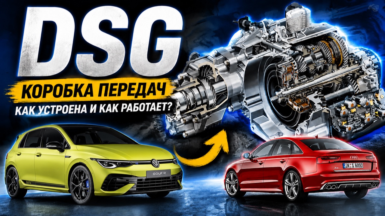 DSG: как устроена коробка Volkswagen? DQ200, DQ250, DQ381, DQ500 — полный разбор