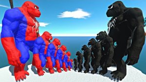 Первый, Человек-Паук, Кинг-Конг против Первого dragon ball z, King Kong, Симулятор битвы Animal Revo