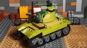 Рубрика Ангар выпуск 5 Танк М3 Стюарт (Обзор лего самоделки)