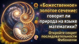 Золотое сечение «божественная пропорция»