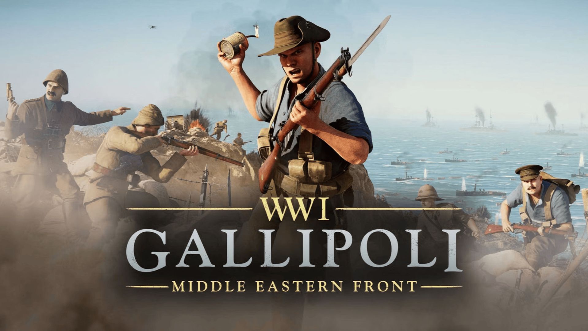 Gallipoli - Релиз игры! Высадка на Галлиполи! Османский фронт! Первая мировая!