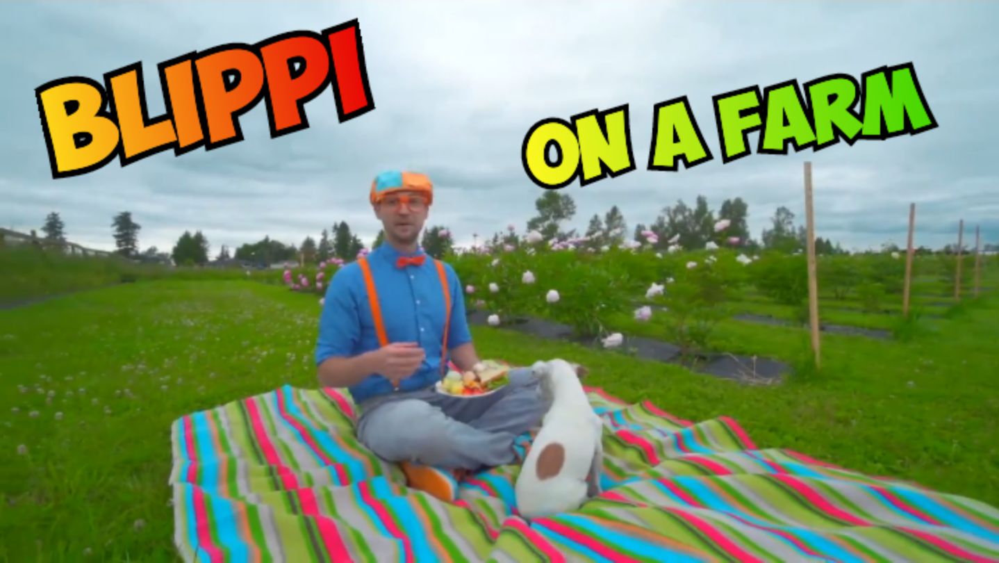 Blippi Visits A Farm / Healthy Eating, Farm Animals / Английский Детям