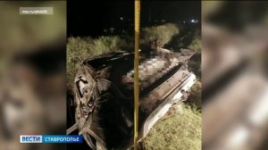 Один человек погиб, еще двое пострадали в ночном ДТП на Ставрополье