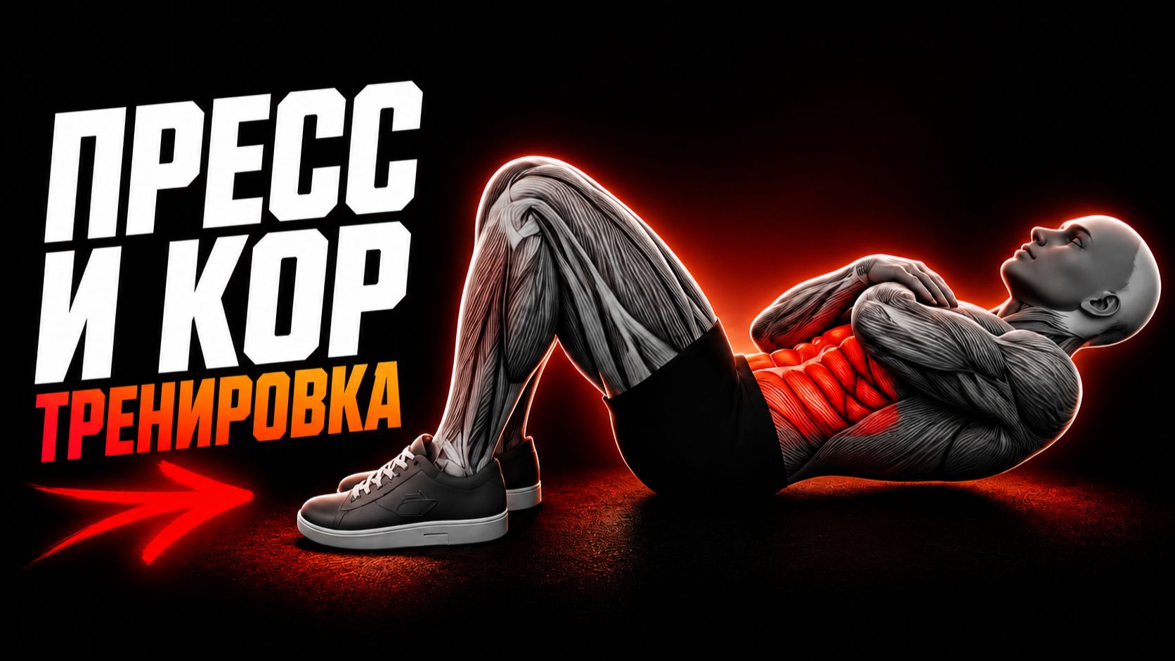 10-минутная жесткая тренировка пресса и кора - всего 5 секунд отдыха (без оборудования)