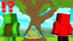 Майки УКРАЛ секретное дерево сокровищ  😱🌳 (Битва за сборку в Майнкрафт) ЧАСТЬ 3