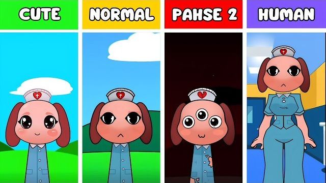 СПРУНКИ OC: МЕДСЕСТРА — МИЛАЯ VS ОБЫЧНАЯ VS ФАЗА 2 VS ЧЕЛОВЕЧЕСКАЯ ВЕРСИЯ (Animal Hospital Roblox)