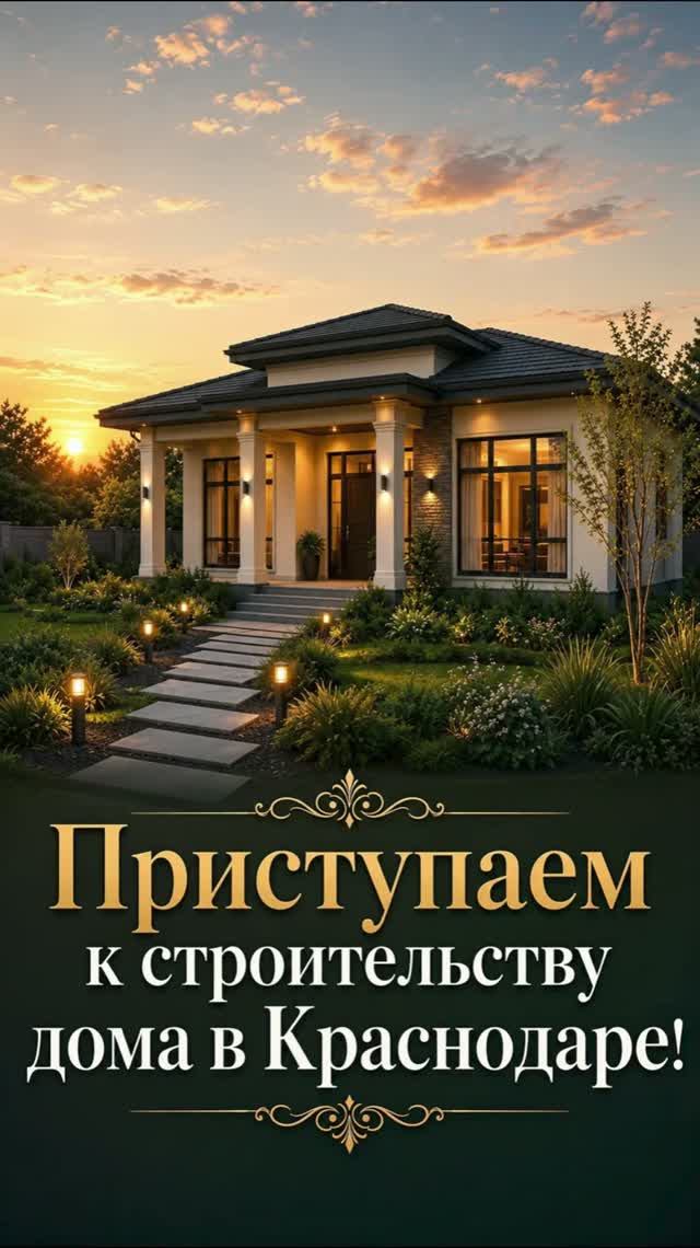 ...приступаем к строительству!