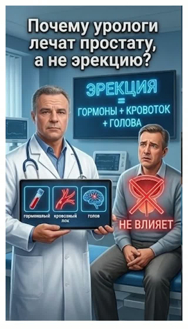 Почему урологи лечат простату, а не эрекцию?