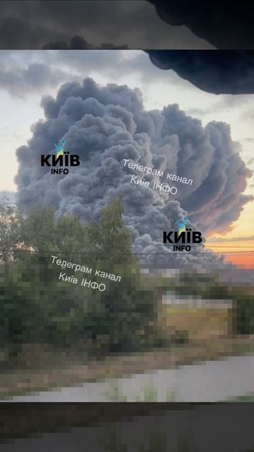 Утренний Борисполь в Киевской области после прилёта ракет/дронов !!!