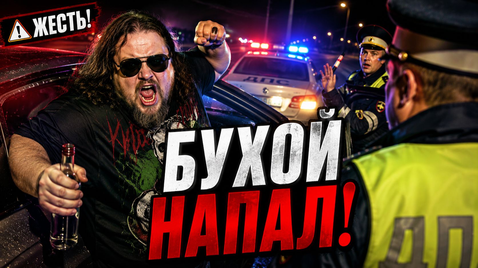 ЖЕСТЬ! Бухие водители в ярости напали на ДПС! Самые громкие конфликты пьяных за рулём с ДПС