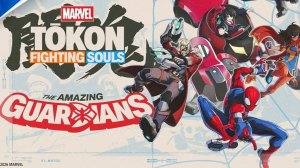 MARVEL Tokon - Fighting Souls ( удивительные стражи - команда человека паука ) - пробуем играть