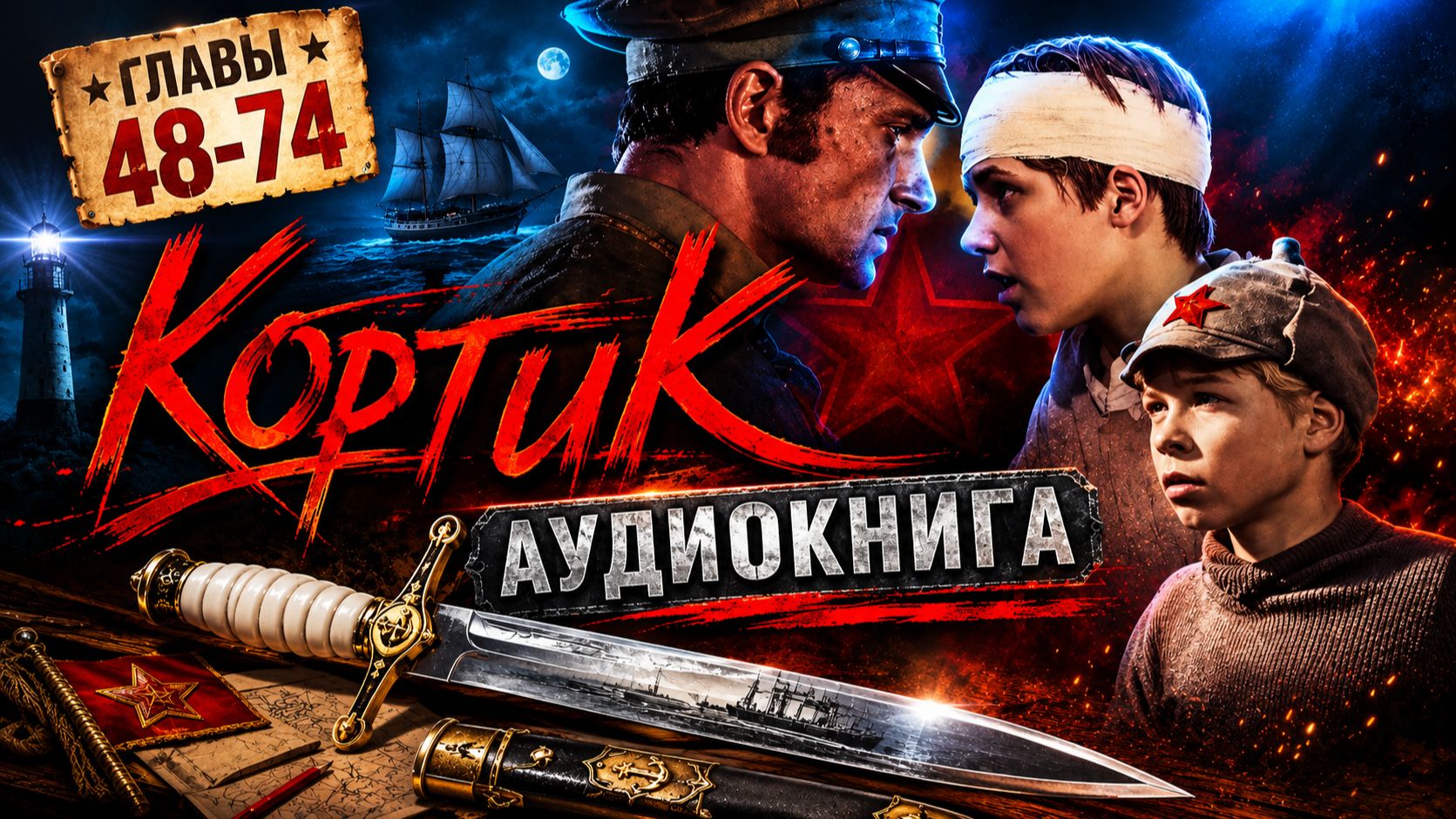 Кортик 🗡  аудиокнига    Главы 48-74