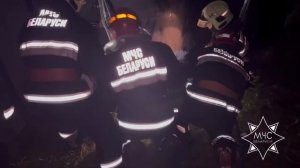 ДТП в Полоцком районе: работники МЧС спасли водителя.