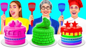 Кулинарный Челлендж# Я против Бабушки # Удивительные Лайфхаки с Едой от Fun Challenge