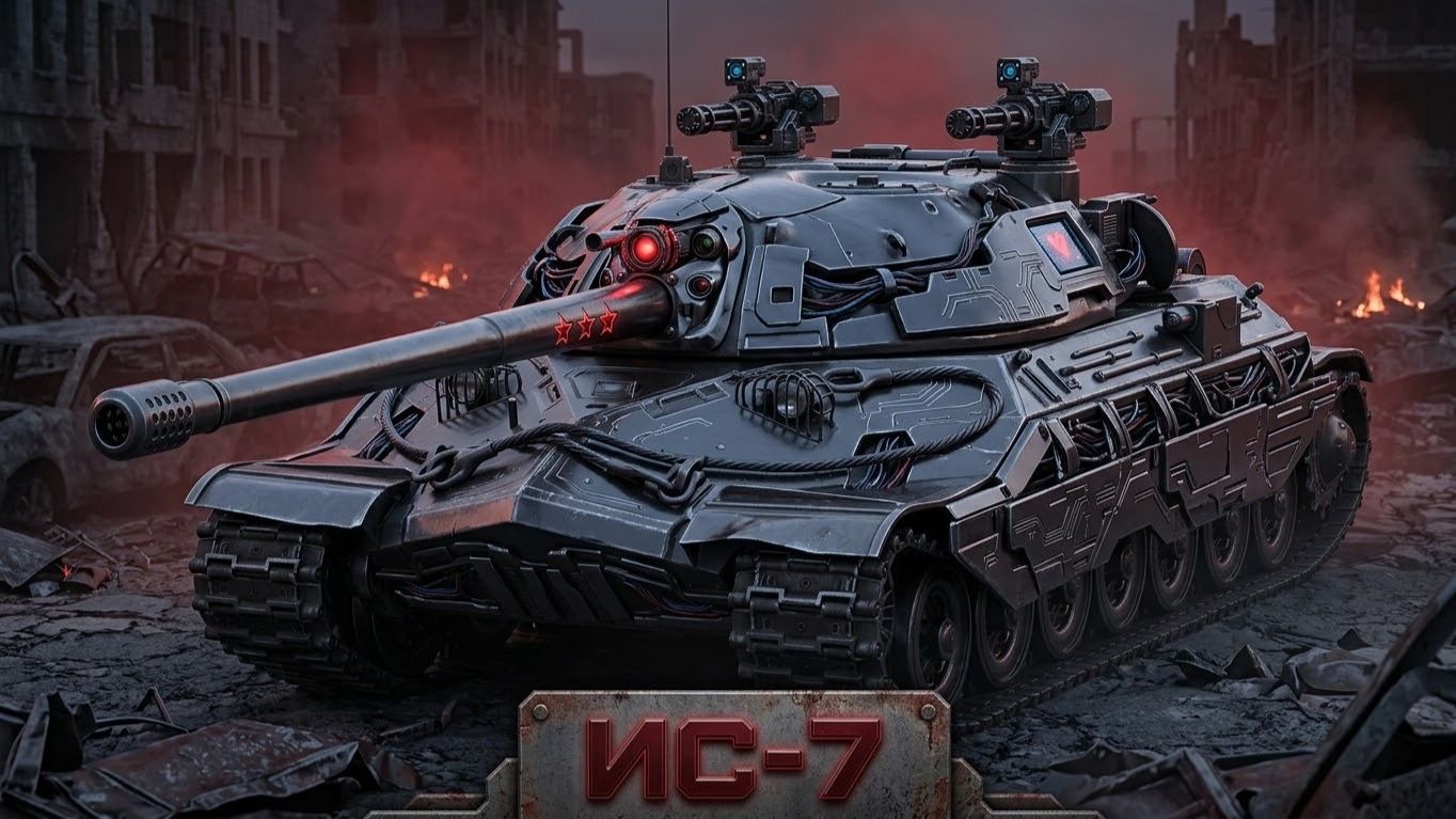 ИС-7 - Старая гвардия в деле. Закончились снаряды!