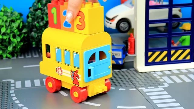 Пожарные, Полиция, Эвакуатор 🚒🚓 Игрушки для детей