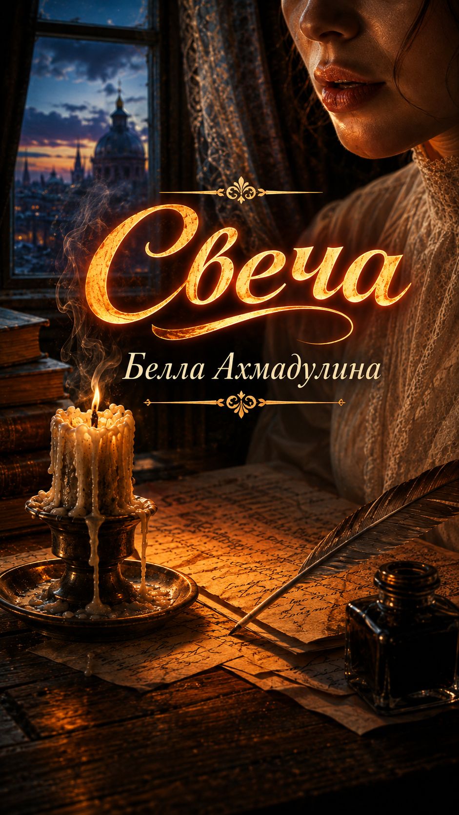 «Свеча»  Белла Ахмадулина #БеллаАхмадулина #Свеча #Ахмадулина #Стихи