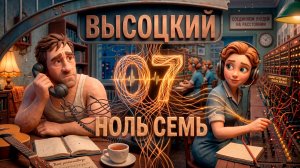 В.С.ВЫСОЦКИЙ — «НОЛЬ СЕМЬ»-Пластилиновый мультфильм о звонке, который ждали всю ночь