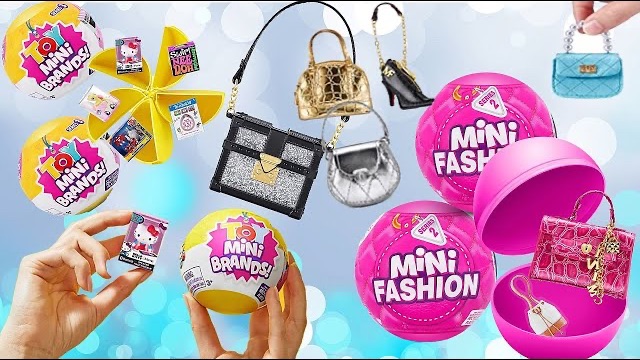 Новые Миниатюры в Шариках от Zuru 5 Surprise Mini Fashion 2 серия / Toy Mini Brands 3 серия