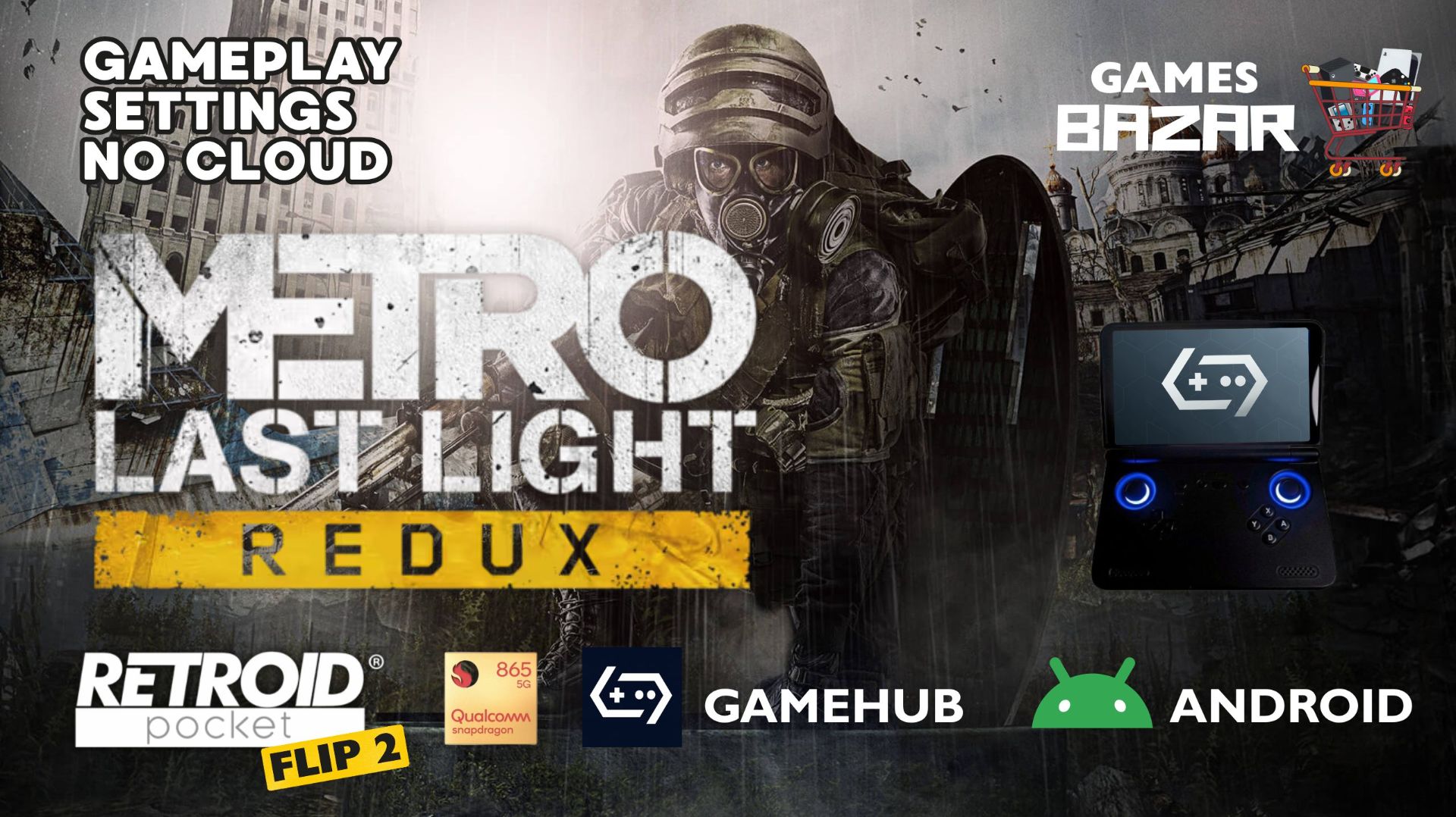 Metro: Last Light Redux GameHub 6.0.9. Retroid Pocket Flip 2 настройки settings gamehub games