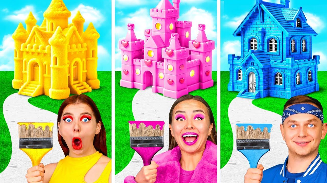 Домики Одного Цвета Челлендж # Война Пранков от Fun Challenge