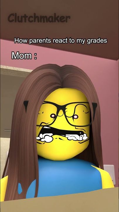 How parents react to my grades  shorts robloxanimation roblox fypp memes