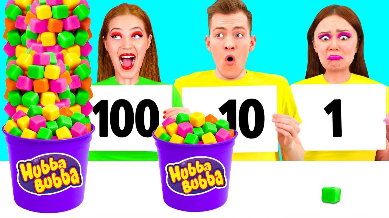 100 Слоев Еды Челлендж _ Удивительные Лайфхаки и Хитрости
