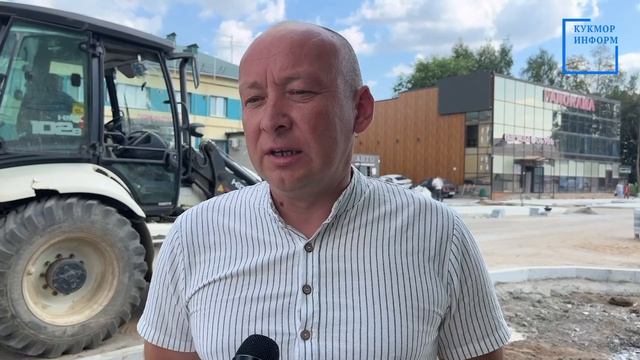 Кукмор преображается: в центре города создают новое комфортное пространство