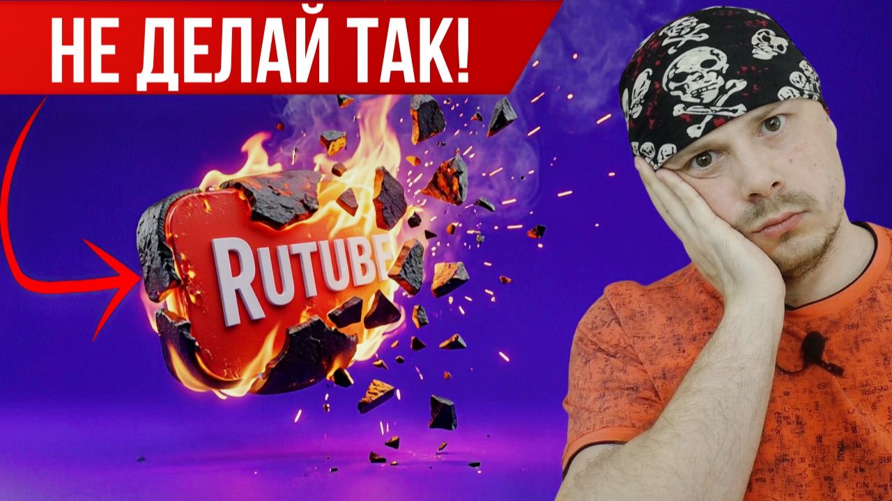 RUTUBE: как уничтожить свой канал | Не делай так!