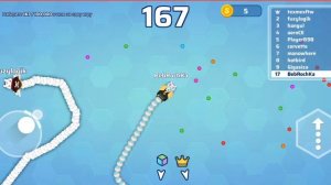 Играю в Snake.io!🧡🎉🎊