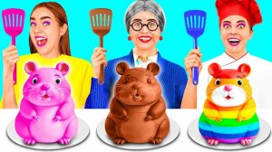 Кулинарный Челлендж# Я против Бабушки # Креативные Лайфхаки с Едой от Fun Challenge